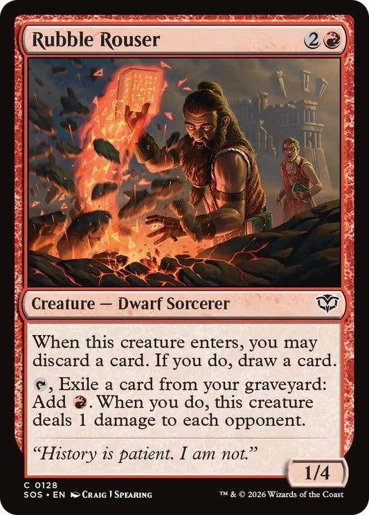 Image for Rubble Rouser [128] - Magic: The Gathering