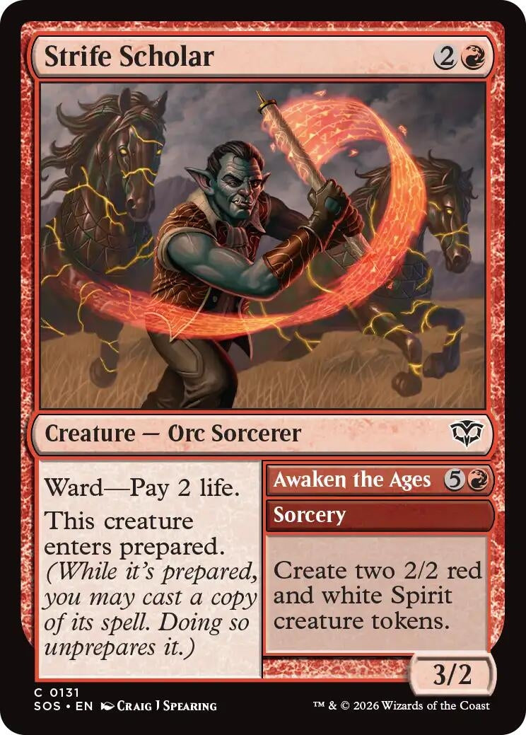 Image for Strife Scholar [131] - Magic: The Gathering