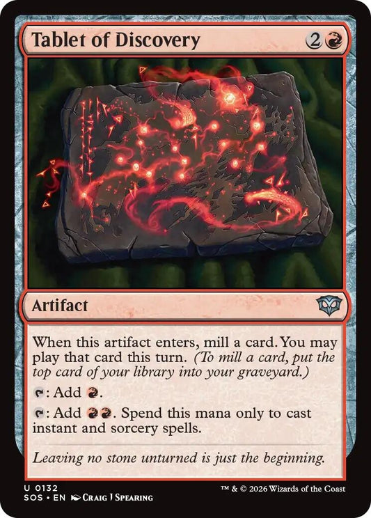 Image for Tablet of Discovery [132] - Magic: The Gathering