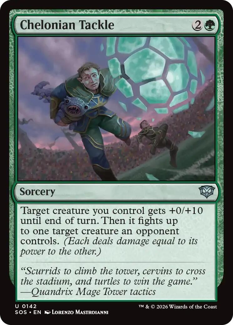 Image for Chelonian Tackle [142] - Magic: The Gathering