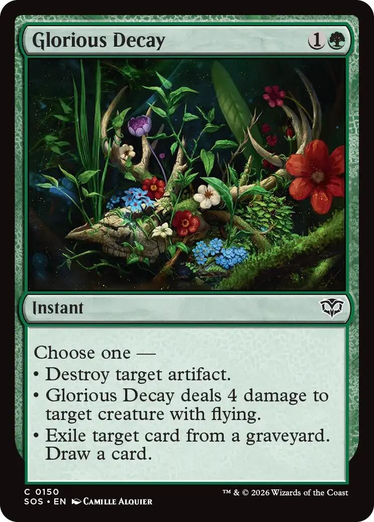 Image for Glorious Decay [150] - Magic: The Gathering