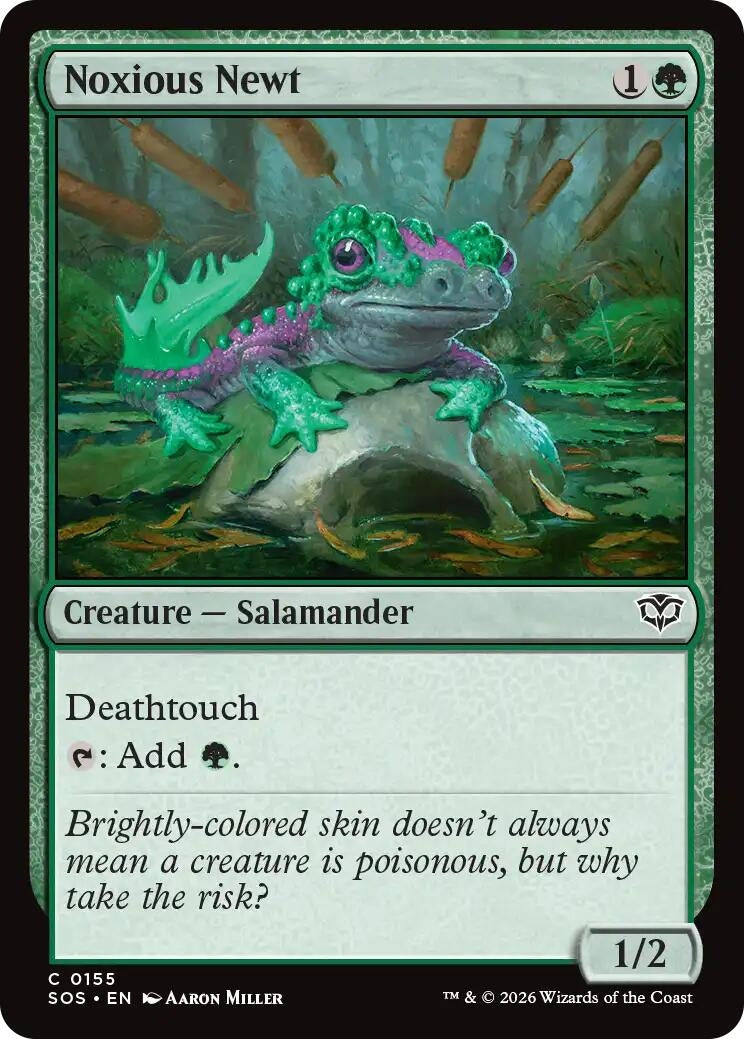 Image for Noxious Newt [155] - Magic: The Gathering