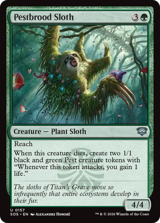 Image for Pestbrood Sloth [157] - Magic: The Gathering