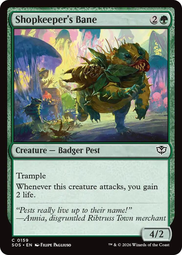Image for Shopkeeper's Bane [159] - Magic: The Gathering