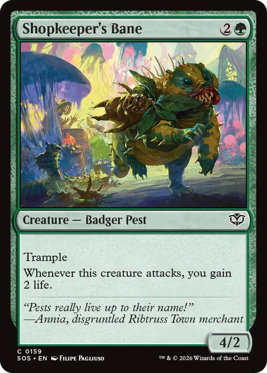 Image for Shopkeeper's Bane [159] - Magic: The Gathering