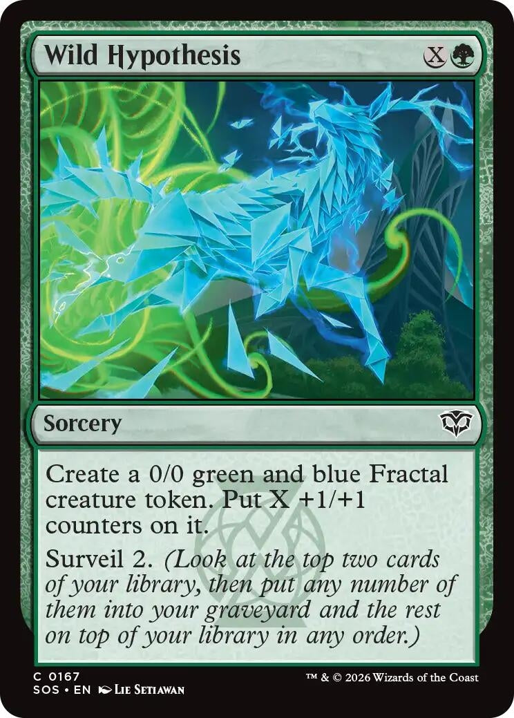 Image for Wild Hypothesis [167] - Magic: The Gathering