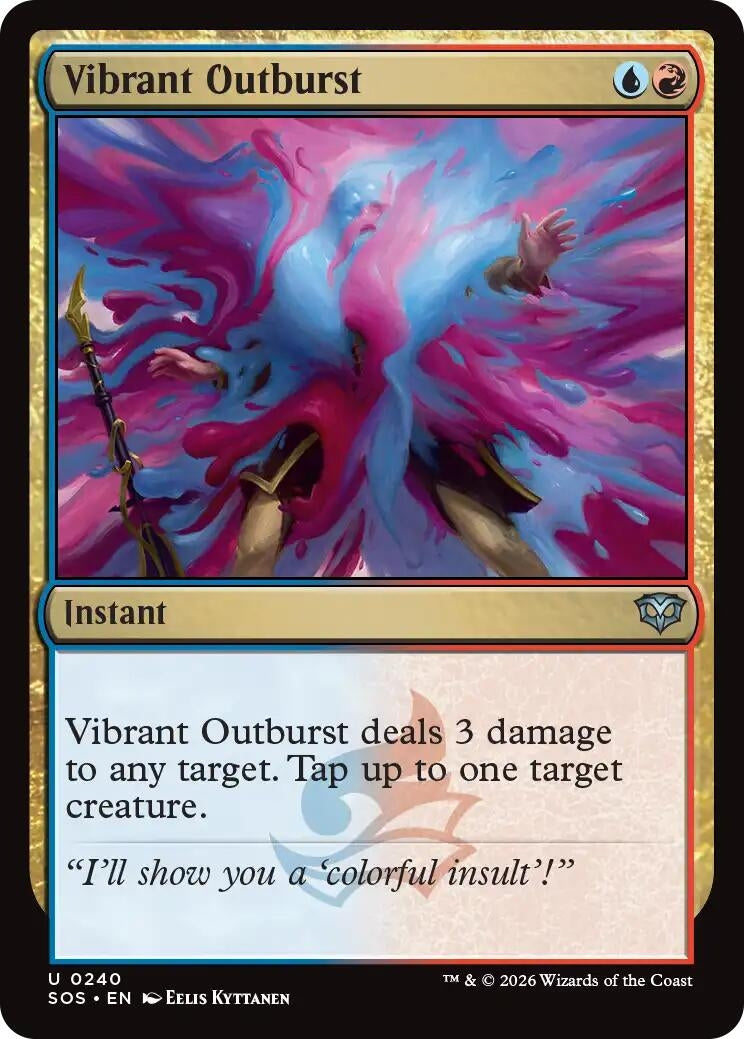 Image for Vibrant Outburst [240] - Magic: The Gathering