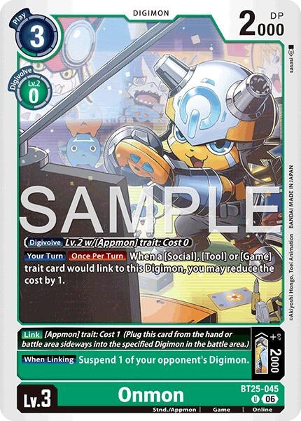 Image for Onmon [BT25-045 U] - Digimon Card Game