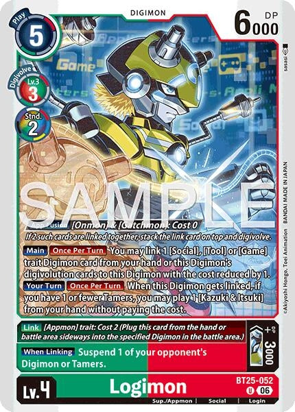 Image for Logimon [BT25-052 U] - Digimon Card Game