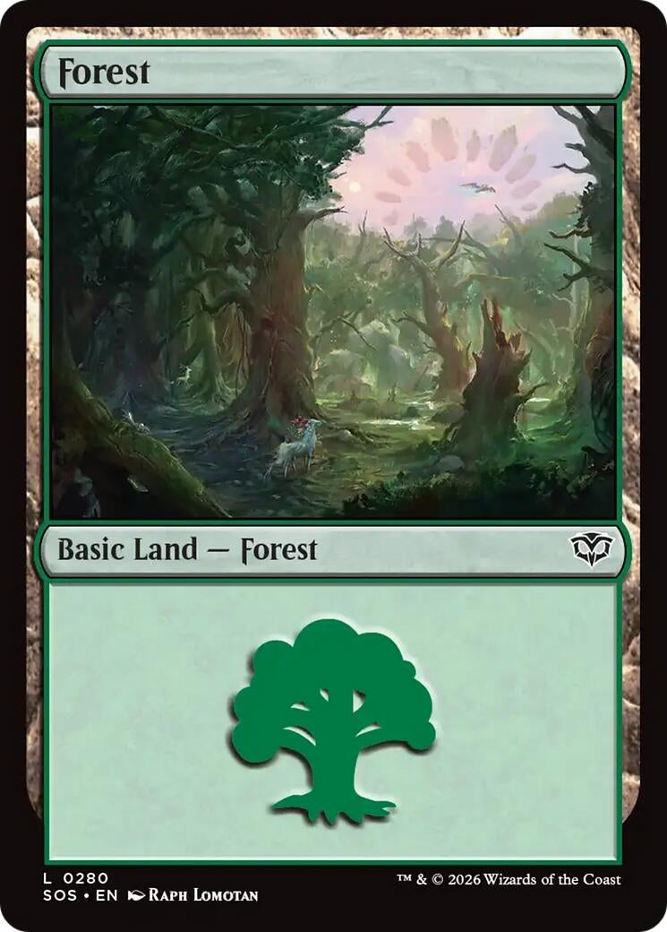Image for Forest (0280) [280] - Magic: The Gathering