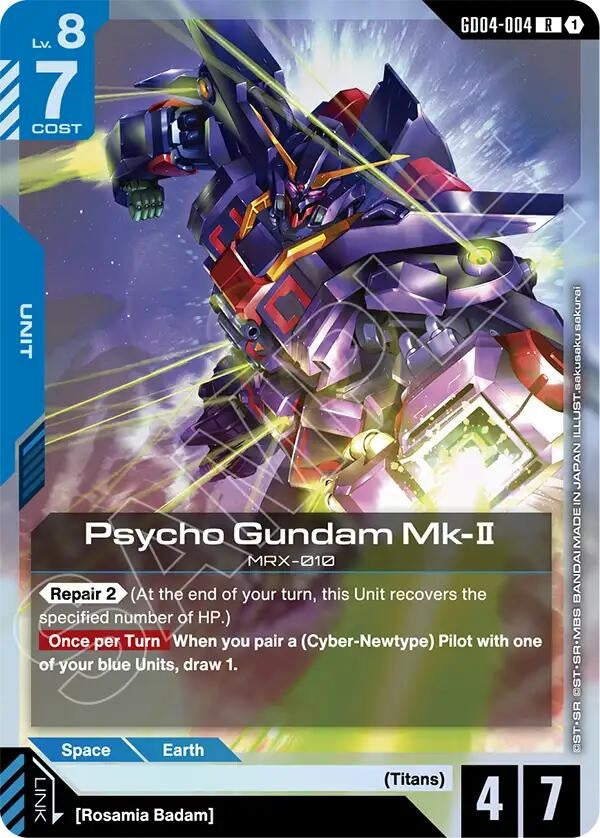 Image for Psycho Gundam Mk-II [GD04-004] - Gundam Card Game