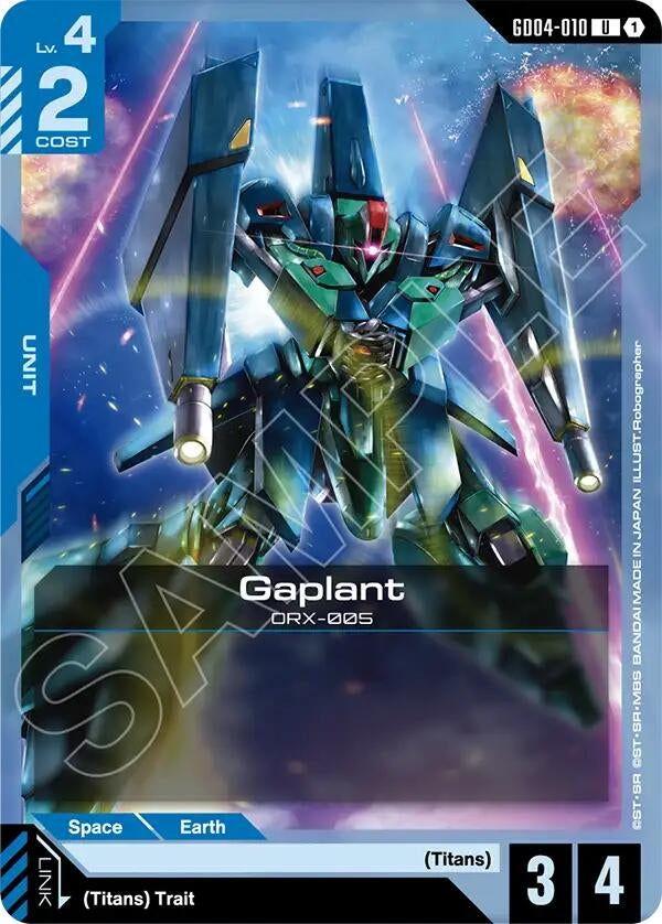 Image for Gaplant [GD04-010] - Gundam Card Game