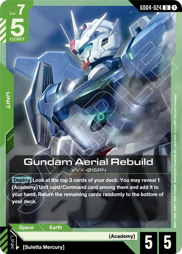 Image for Gundam Aerial Rebuild [GD04-024] - Gundam Card Game