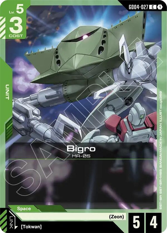 Image for Bigro [GD04-027] - Gundam Card Game