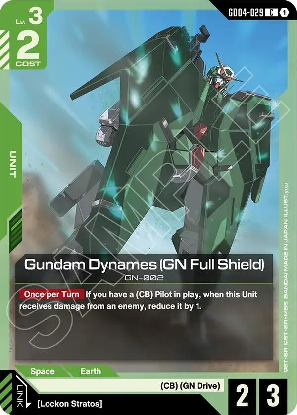 Image for Gundam Dynames (GN Full Shield) [GD04-029] - Gundam Card Game