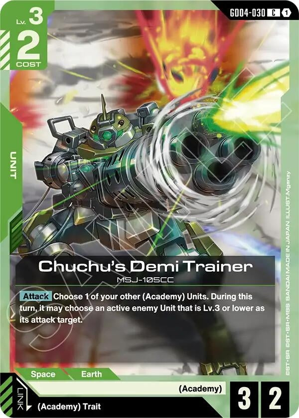 Image for Chuchu's Demi Trainer [GD04-030] - Gundam Card Game