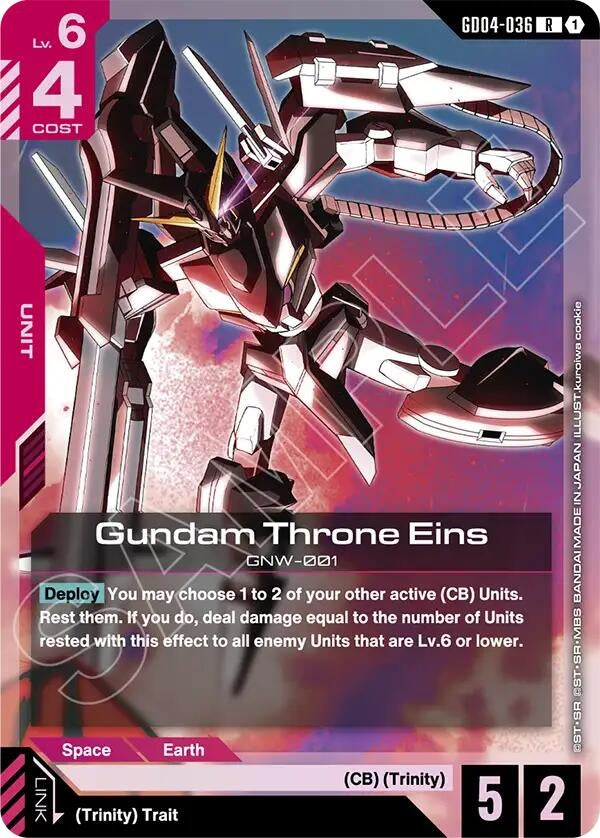 Image for Gundam Throne Eins [GD04-036] - Gundam Card Game