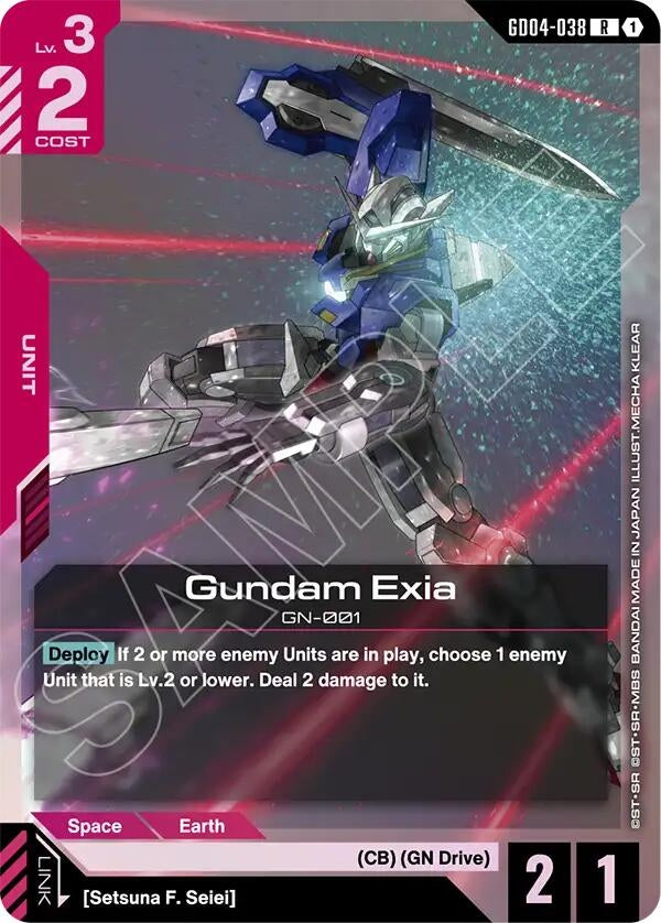 Image for Gundam Exia (GD04-038) [GD04-038] - Gundam Card Game