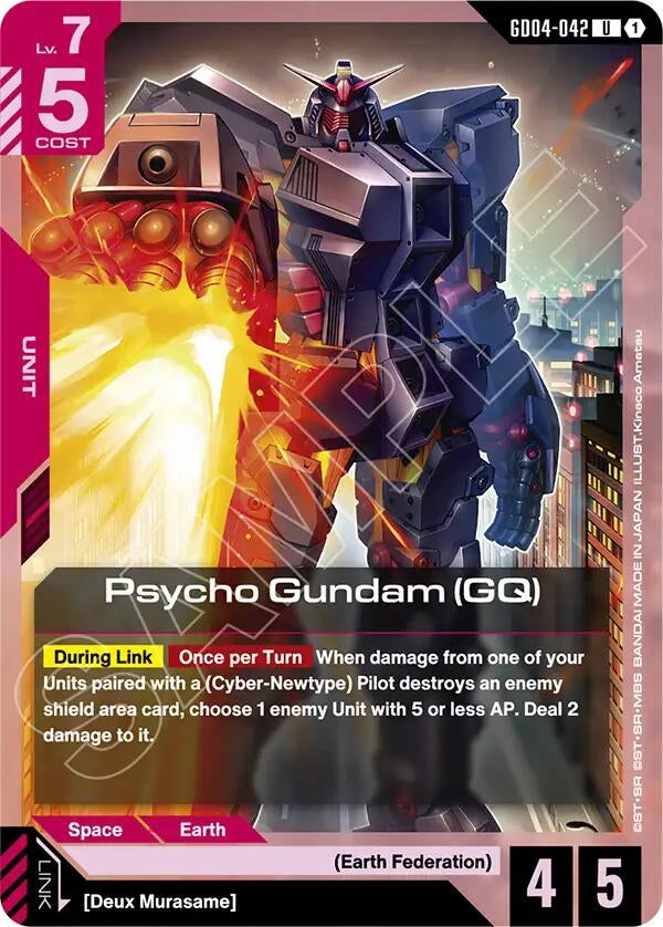 Image for Psycho Gundam (GQ) [GD04-042] - Gundam Card Game