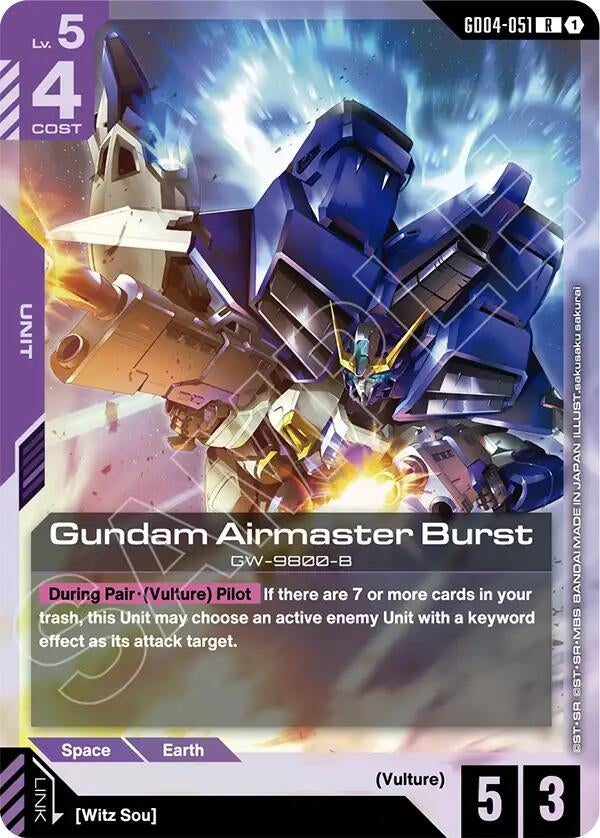 Image for Gundam Airmaster Burst [GD04-051] - Gundam Card Game