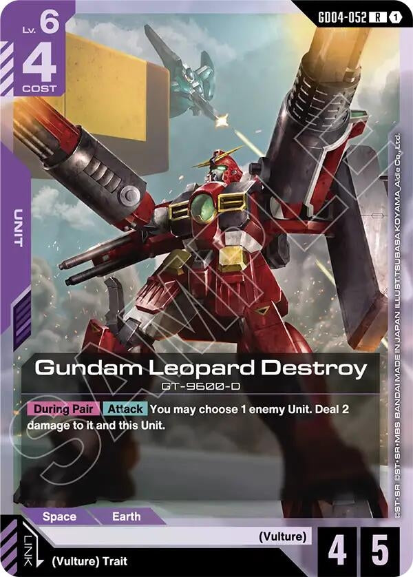 Image for Gundam Leopard Destroy [GD04-052] - Gundam Card Game