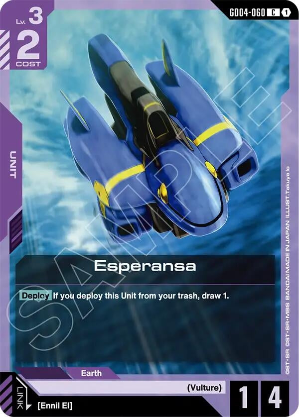 Image for Esperansa [GD04-060] - Gundam Card Game