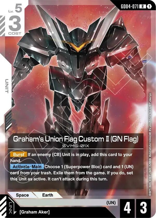 Image for Graham's Union Flag Custom II (GN Flag) [GD04-071] - Gundam Card Game