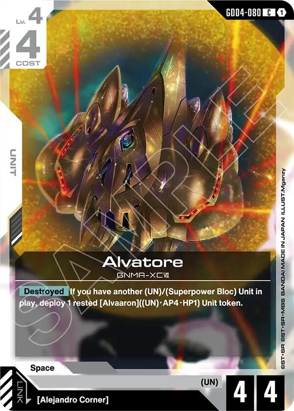 Image for Alvatore [GD04-080] - Gundam Card Game