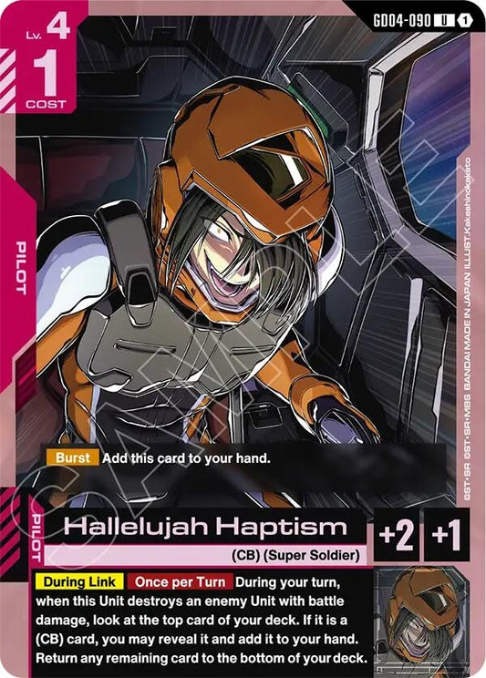 Image for Hallelujah Haptism [GD04-090] - Gundam Card Game