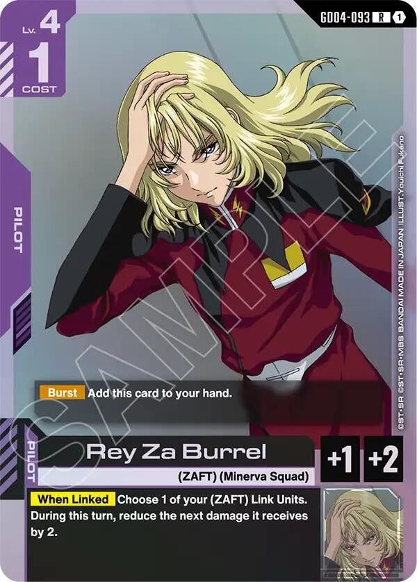 Image for Rey Za Burrel [GD04-093] - Gundam Card Game