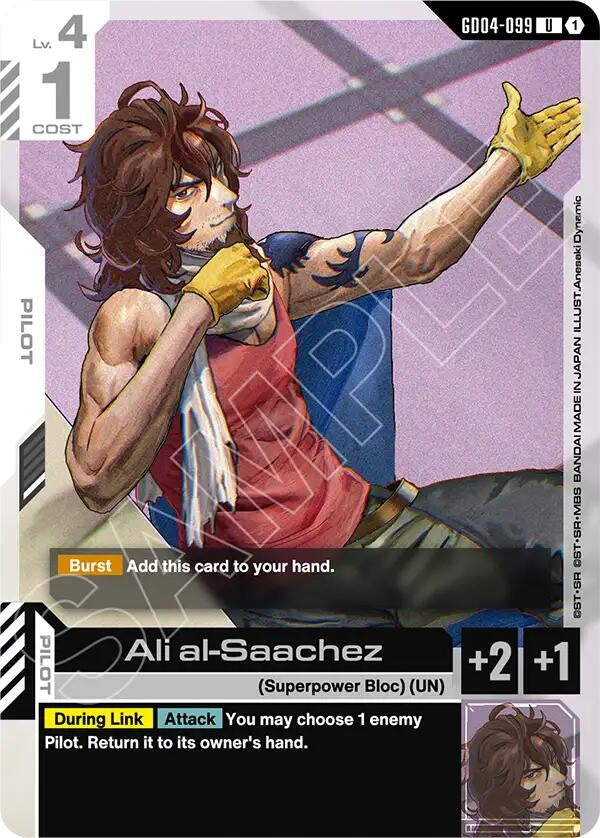 Image for Ali al-Saachez [GD04-099] - Gundam Card Game