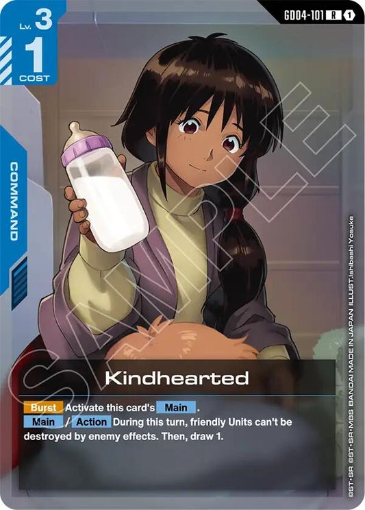 Image for Kindhearted [GD04-101] - Gundam Card Game