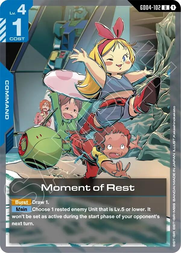 Image for Moment of Rest [GD04-102] - Gundam Card Game