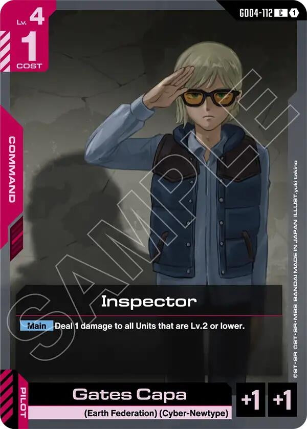 Image for Inspector [GD04-112] - Gundam Card Game