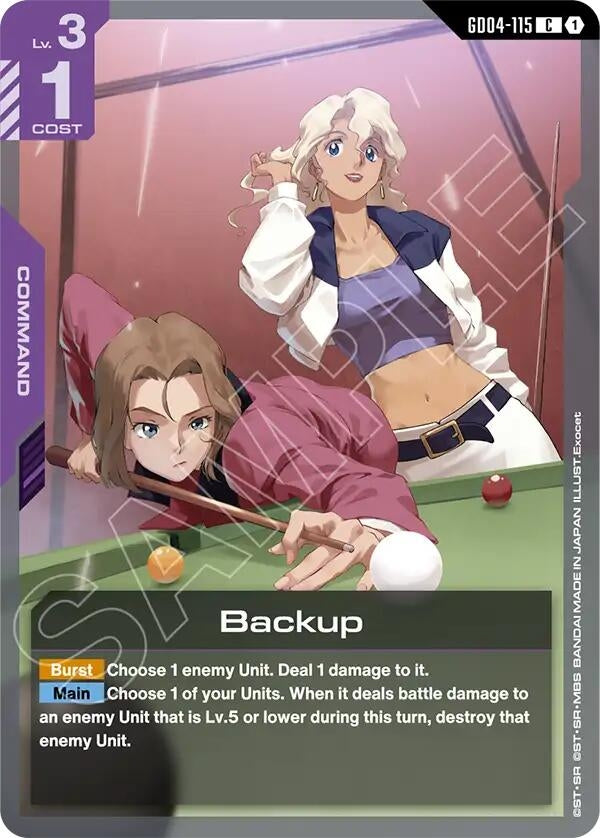 Image for Backup [GD04-115] - Gundam Card Game