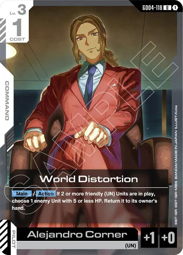 Image for World Distortion [GD04-118] - Gundam Card Game
