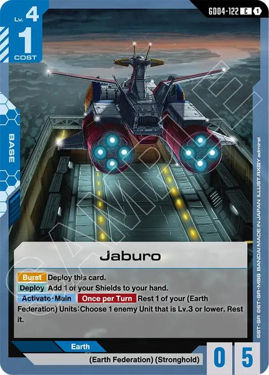 Image for Jaburo [GD04-122] - Gundam Card Game