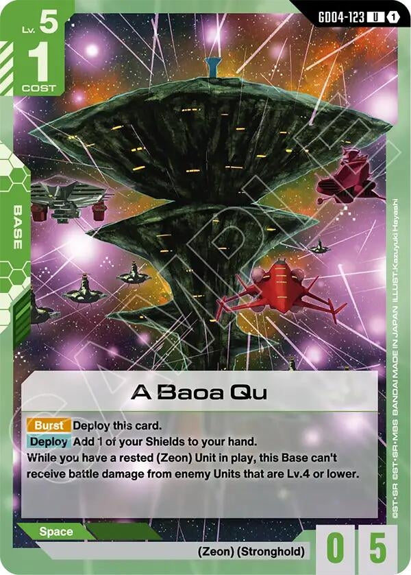 Image for A Baoa Qu [GD04-123] - Gundam Card Game