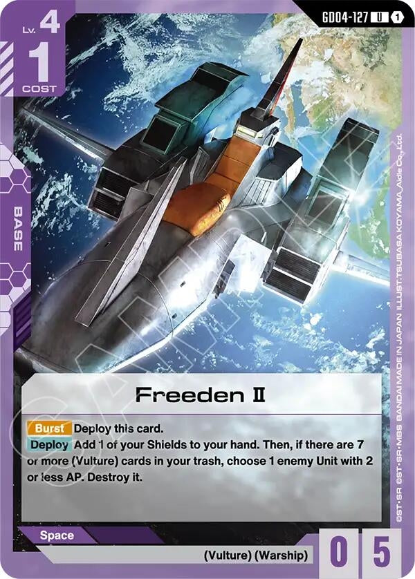 Image for Freeden II [GD04-127] - Gundam Card Game