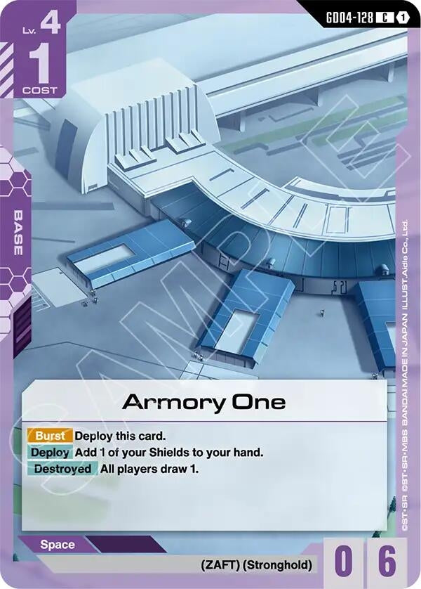 Image for Armory One [GD04-128] - Gundam Card Game