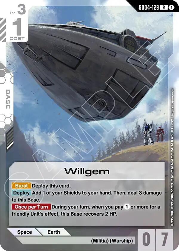 Image for Willgem [GD04-129] - Gundam Card Game