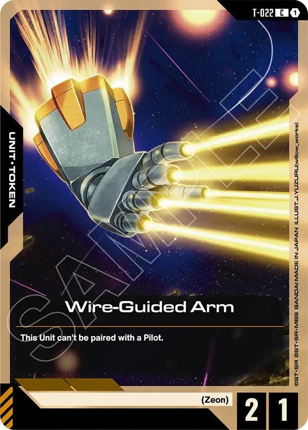 Image for Wire-Guided Arm [T-022] - Gundam Card Game