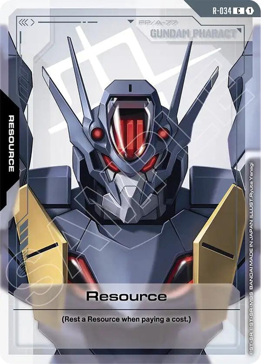 Image for Resource (R-034) [R-034] - Gundam Card Game