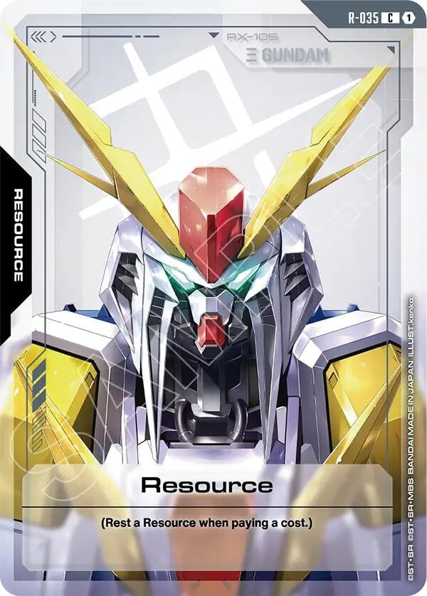 Image for Resource (R-035) [R-035] - Gundam Card Game