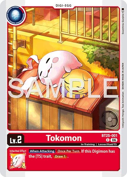 Image for Tokomon [BT25-001 C] - Digimon Card Game