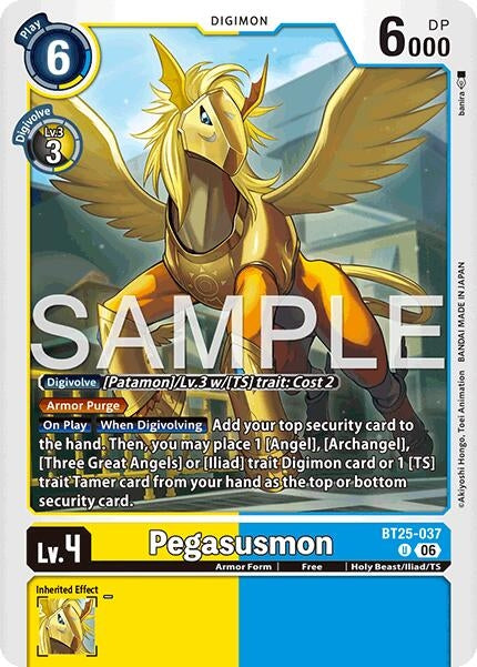 Image for Pegasusmon [BT25-037 U] - Digimon Card Game