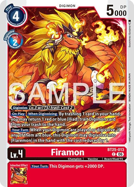 Image for Firamon [BT25-013 C] - Digimon Card Game