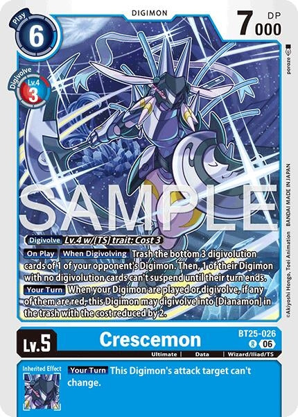 Image for Crescemon [BT25-026 R] - Digimon Card Game
