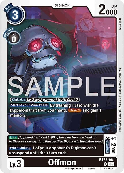 Image for Offmon [BT25-061 U] - Digimon Card Game