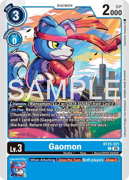 Image for Gaomon [BT25-021 C] - Digimon Card Game